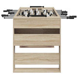 Foosball Table Sonoma Oak 146.5 x 74 x 85 cm Engineered Wood 3378201