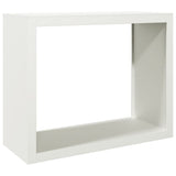 Firewood Rack White 100x40x80 cm Steel 850976