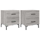 Bedside Cabinets 2 pcs Grey Sonoma 40x35x47.5 cm Engineered Wood 827321
