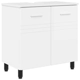 Bathroom Vanity Unit High Gloss White 60 x 35 x 60 cm 889409