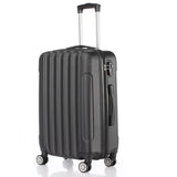 ZNTS 3 Pcs Suitcase Lightweight ABS Carry-on Hand Luggage 4 Spinner Wheels Trolley Case 65177653