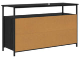 Sideboard Black Oak 100 x 35 x 80 cm Engineered Wood 882817