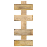 Magazine Wall Rack 30x11x72 cm Solid Mango Wood 286466