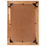 Mirror 70x50 cm Solid Wood Acacia and Glass 351983