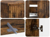 2 Piece Bathroom Cabinet Set ARNHEM Smoked Oak Engineered Wood 3417527