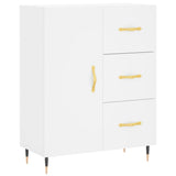 Highboard White 69.5x34x180 cm Engineered Wood 3199793