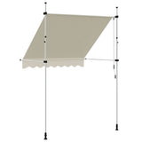143694 Manual Retractable Awning 200 cm Cream