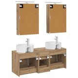 Bathroom Furniture Set 5 pcs Artisan Oak 3406926