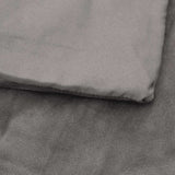 Weighted Blanket With Cover Grey Fabric 120 x 180 cm 350825