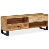 TV Cabinet Solid Mango Wood 120x30x40 cm 244940