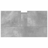 Bathroom Cabinet Concrete Grey 58x33x60 cm Engineered Wood 857216