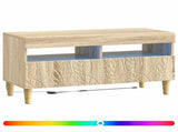 LED TV Cabinet Sonoma Oak Engineered Wood 897217