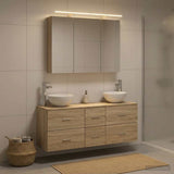 Bathroom Furniture Set 4 pcs Sonoma Oak 3406697