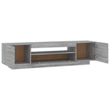 TV Cabinet with LED Lights Grey Sonoma 160x35x40 cm 815727