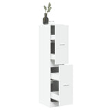 Apothecary Cabinet White 30x41x144.5 cm Engineered Wood 855169