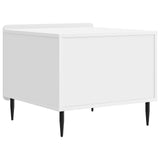 Coffee Table High Gloss White 49 x 50 x 42 cm Engineered Wood 894509