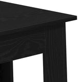 Bar Table Black Oak 102 x 50 x 103.5 cm Engineered Wood 862706