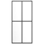 Walk-in Shower Screen Clear Tempered Glass 140x195 cm 145683