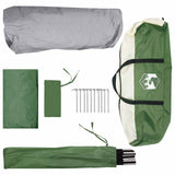 Instant Tent Green 305 x 275 x 190 cm Polyester and Steel 42028694