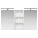 Bathroom Cabinet Set 3 pcs 110 x 10.5 x 60.5 cm Engineered wood 3403720