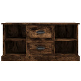 TV Cabinet Smoked Oak 99.5x35.5x48 cm Engineered Wood 816277