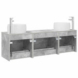 Bathroom Furniture Set 3 pcs Concrete Grey 49.5 x 44.5 x 66 cm 3405918