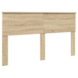 Bed Frame with Headboard Sonoma 160 x 200 cm Solid Pine Wood 3410575