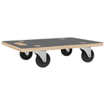 Transport Trolleys 2 pcs Rectangular 80x55x11.5 cm 154891