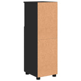 Bathroom Cabinet Black 30 x 35 x 95 cm Engineered wood & Metal 883315