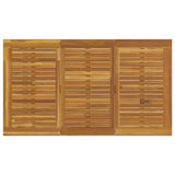 Garden Dining Set 7 pcs Grey and brown Solid acacia wood 3284344