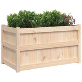 Garden Planters 2 pcs Solid Wood Pine 837460
