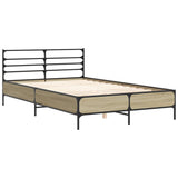 Bed Frame without Mattress Sonoma Oak 140x190 cm 3280078