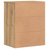 Corner Chest of Drawers Artisian Oak 60x41x76 cm Engineered Wood 852878