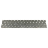 Perforated Plates 20 pcs 2 mm 300x80 mm Galvanised Steel 155542