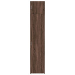 Slim Storage Cabinet Brown Oak 45x42.5x225 cm Engineered Wood 3281293