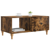 Coffee Table Smoked Oak 90 x 50 x 40 cm Engineered Wood 894270