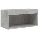 6 Piece TV Wall Cabinet Set with LED Lights Concrete Grey 3216800