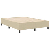 Platform Bed Frame Grey Green 140 x 190 cm Fabric 3337411