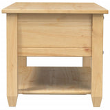 Coffee Table with Drawers Corona 100x48x45 cm Solid Wood Pine 4002773