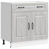 Kitchen Base Cabinet Kalmar Grey Sonoma Engineered Wood 853503