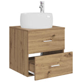 Wall-Mounted Sink Vanity Artisan Oak 49.5 x 44.5 x 66 cm 890317