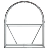 Log Holder Brown 120x45x140 cm Galvanised Steel 364571