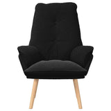 Armchair Black 61 x 78 x 98 cm Sherpa Fabric 42001848