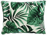4-Piece Back Cushions PUTTEN 4 pcs 100% Polyester Leaf Pattern 945154