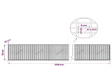 Gabion with 5 mm Wire and 5x2.5 cm Mesh 350x10x50 cm 3463465