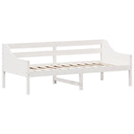 ZNTS Day Bed without Mattress White 80x200 cm Solid Wood Pine 842827