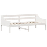 ZNTS Day Bed without Mattress White 80x200 cm Solid Wood Pine 842827