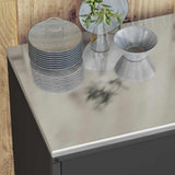 Kitchen Storage Set HATTEM 3 pcs Black Cold-rolled Steel 3392666