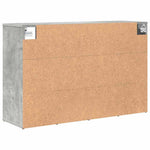 Shoe Cabinet Concrete grey 103 x 30 x 67 cm Engineered wood 808733