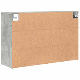 Shoe Cabinet Concrete grey 103 x 30 x 67 cm Engineered wood 808733